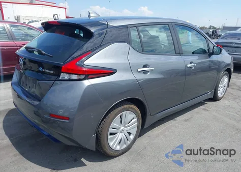 2020 Nissan Leaf S 40 Kwh z USA, uszkodzony, nr VIN 1N4AZ1BPXLC308022